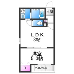 ALEGRIA平野本町Ⅱの物件間取画像